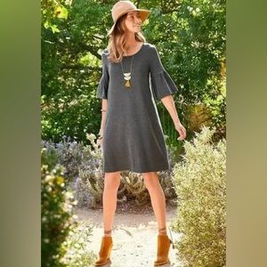 Matilda Jane Jersey Live To Teach Flutter Sleeve Dress